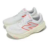 New Balance NB 慢跑鞋 Fresh Foam X 1080 V14 D 寬楦 女鞋 灰 米 緩衝 運動鞋 NB W108014H-D 24.5cm GREY/BEIGE