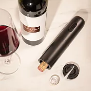 《Vacu Vin》荷蘭 鋁箔刀+電動螺旋開酒器 | 紅酒白酒 開瓶器 鋁箔刀
