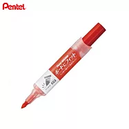 PENTEL後壓式彈力白板筆(中~粗字) 紅