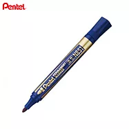 PENTEL 油性筆 圓頭 藍