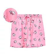 【ONEDER 旺達棉品】三麗鷗居家平口褲 酷洛米居家褲 大耳狗居家四角褲 Kitty睡褲- M - 凱蒂 KT-C100