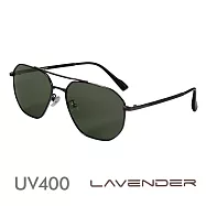 Lavender偏光片太陽眼鏡 鷹眼系列 潛影綠 J3347 C5 黑色
