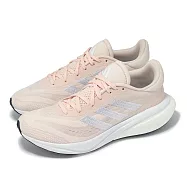 adidas 慢跑鞋 Supernova 3 W 女鞋 粉紅 白 緩衝 輕量 路跑 愛迪達 IE4342 23.5cm PINK/WHITE