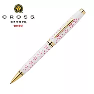 CROSS 高雲櫻花系列 珍珠白亮漆連金色 原子筆 AT0662-15
