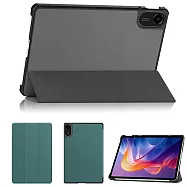 □休眠喚醒 潮流輕薄款□ 紅米 Redmi Pad2 11吋 平板電腦保護套 三折斜立 專用皮套 灰色