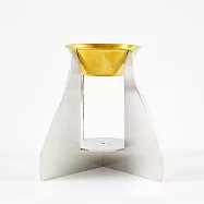 Gdesign 香薰座 山雲系列 加熱精油座 火山銀金