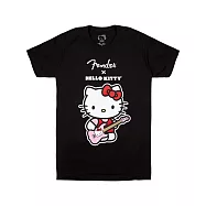 Fender x Hello Kitty Black Front Logo Tee 聯名款T恤 | S 黑