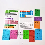 子玄 英語自然拼讀磁性板 自然發音組合拼板 英文自然發音桌遊