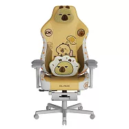 DXRACER 卡皮巴拉小黃豚 電競賽車椅(6D扶手/中型皮面)