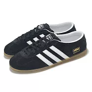 adidas 休閒鞋 Gazelle Lo Pro W 女鞋 黑 白 麂皮 膠底 德訓鞋 愛迪達 JR8886 22.5cm BLACK/WHITE