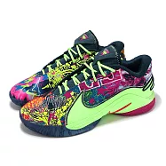 Nike 籃球鞋 LeBron 22 XXII BW EP 男鞋 Bryce 藍 螢光綠 彩繪 HV8452-400 26cm GREEN/MULTI-COLOR