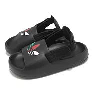 adidas 涼鞋 adiFom Adilette C 中童 黑 魔鬼氈 可拆式 緩衝 小朋友 休閒鞋 愛迪達 JP5526 22cm BLACK