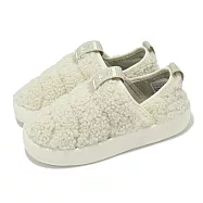 adidas 童鞋 Puffylette 360 C 中童 米灰 毛茸茸 小朋友 休閒鞋 懶人鞋 愛迪達 IG2077 20cm BEIGE