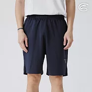 ADISI 男排汗速乾運動短褲 AP2511100 海軍藍 (S-2XL) S 海軍藍