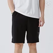 ADISI 男排汗速乾運動短褲 AP2511100 動力黑 S 動力黑