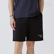 ADISI 男排汗速乾運動短褲 AP2511101 動力黑 (S-2XL) S 動力黑