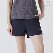 ADISI 女排汗速乾A型收腰三分運動短褲 AP2511103 海軍藍 (M-XL) M 海軍藍