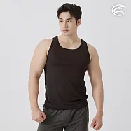 ADISI 男排汗抑菌窄肩背心 AUV2511044 (S-3XL) 經典黑 S 經典黑