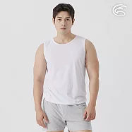 ADISI 男排汗抑菌寬肩背心 AUV2511045 (S-3XL) 光學白 S 光學白