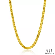 【點睛品】雙龍盤扣 黃金項鍊_計價黃金