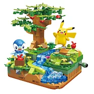 QMAN 啟蒙積木 Keeppley 寶可夢 夥伴系列 溪岸摘果 皮卡丘&波加曼