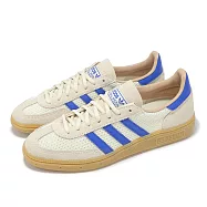 adidas 休閒鞋 Handball Spezial 男鞋 女鞋 米白 藍 復古 麂皮 德訓鞋 愛迪達 JS3865 22.5cm WHITE/BLUE