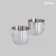 【ZACCA】2 件套 DUO 不鏽鋼 雙雙對對杯