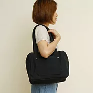 【蘑菇MOGU】HAVE A NICE DAY 日用旅行包 黑