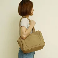 【蘑菇MOGU】HAVE A NICE DAY 日用旅行包 褐土