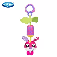 【playgro】鈴噹粉紅小兔/鈴噹小浣熊 粉紅小兔