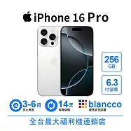 【S級福利品】Apple iPhone 16 Pro (256GB) 白色鈦金屬