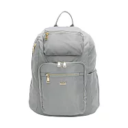 Lynx - 美國山貓嚴選防潑水斜紋牛津布後開式防盜後背包(大) - 多色可選 灰色