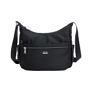 Lynx - 美國山貓嚴選防潑水牛津布多隔層水餃包斜背包(大) - 多色可選 黑色