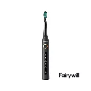 衛牙Fairywill D7超音波電動牙刷-黑色(內含3個替換刷頭) CMK1002001