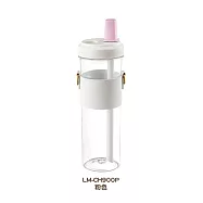 LEMANI樂曼尼 大口徑吸管珍珠杯(附可調節背帶)900ml LM-CH900 粉色
