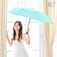 【雨之戀】環保紗降溫10℃自動傘水玉 水綠