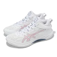 Asics 籃球鞋 Gelhoop V17 男鞋 白 粉紅 輕量 緩震 亞瑟士 1063A096103 26.5cm WHITE/BARELY ROSE
