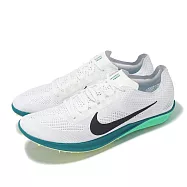 Nike 田徑釘鞋 ZoomX Dragonfly 2 男鞋 長距離 可拆式鞋釘 白 藍綠 運動鞋 FD8413-102 29cm WHITE/BLACK