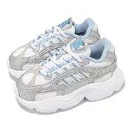 adidas 休閒鞋 Ozmillen EL I 小童鞋 小朋友 白 銀 藍 Hello Kitty 聯名 愛迪達 IF7030 13.5cm WHITE/BLUE