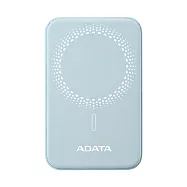 威剛ADATA 5000mAh磁吸式 PD/QC 20W高效快充行動電源 R050 藍色