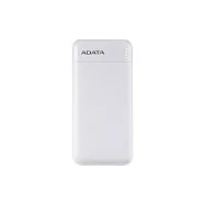 威剛ADATA 10000mAh PD/QC 20W高效快充行動電源 C100 白色