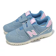 New Balance NB 休閒鞋 373 寬楦 中童 大童 藍 粉紅 小朋友 魔鬼氈 NB 運動鞋 YZ373XN2-W 17.5cm BLUE/PINK