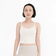 【Mukasa】LISSOM 細肩U領小背心 - MUK-25007 S 雪花白