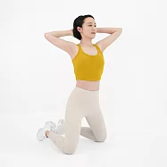 【Mukasa】FITNESS CC彈力小背心 - MUK-25064 M 沙丘黃