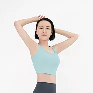 【Mukasa】FITNESS CC彈力小背心 - MUK-25064 M 天空藍