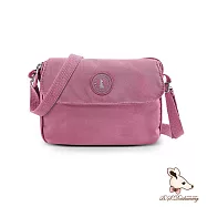 B.S.D.S冰山袋鼠 - 時光旅人 - 知性輕巧百搭斜背小包【B171PP】 莓果粉