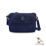 B.S.D.S冰山袋鼠 - 時光旅人 - 知性輕巧百搭斜背小包【B171B】 藍色