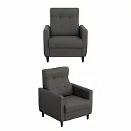 IDEA-維娜典雅高背皮革單人沙發(運費另計)