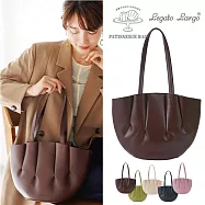 【日本 Legato Largo】瑪德蓮貝殼造型托特包 手提包 甜點包 咖啡色