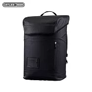 德國【ORTLIEB】Soulo Metrosphere 25L 防水背包 黑壓紋 / 磁扣式防水背包 25L / 休閒後背包 / 筆電背包